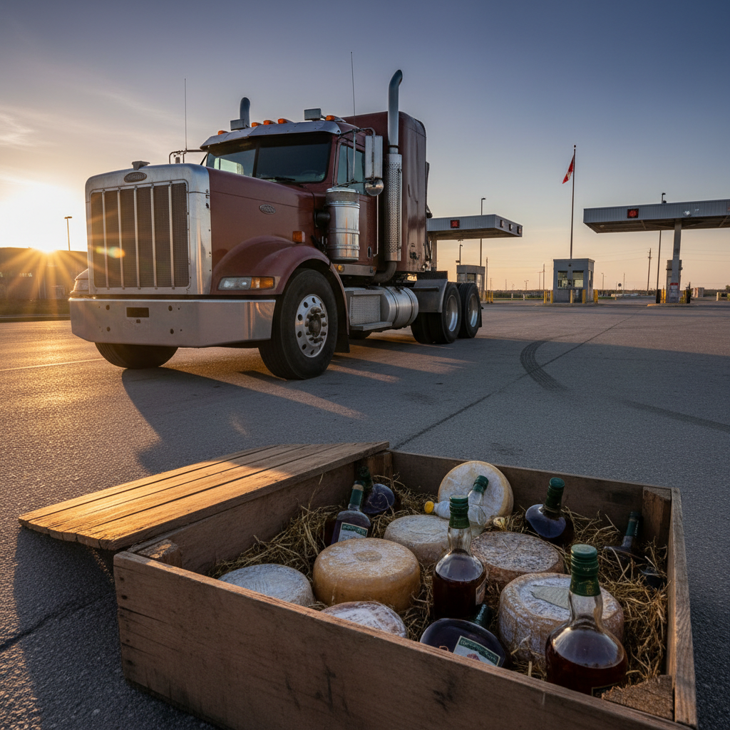 Border War At The Bar: Trump Proposes Massive 50% Tariffs On Canadian Food And Drinks